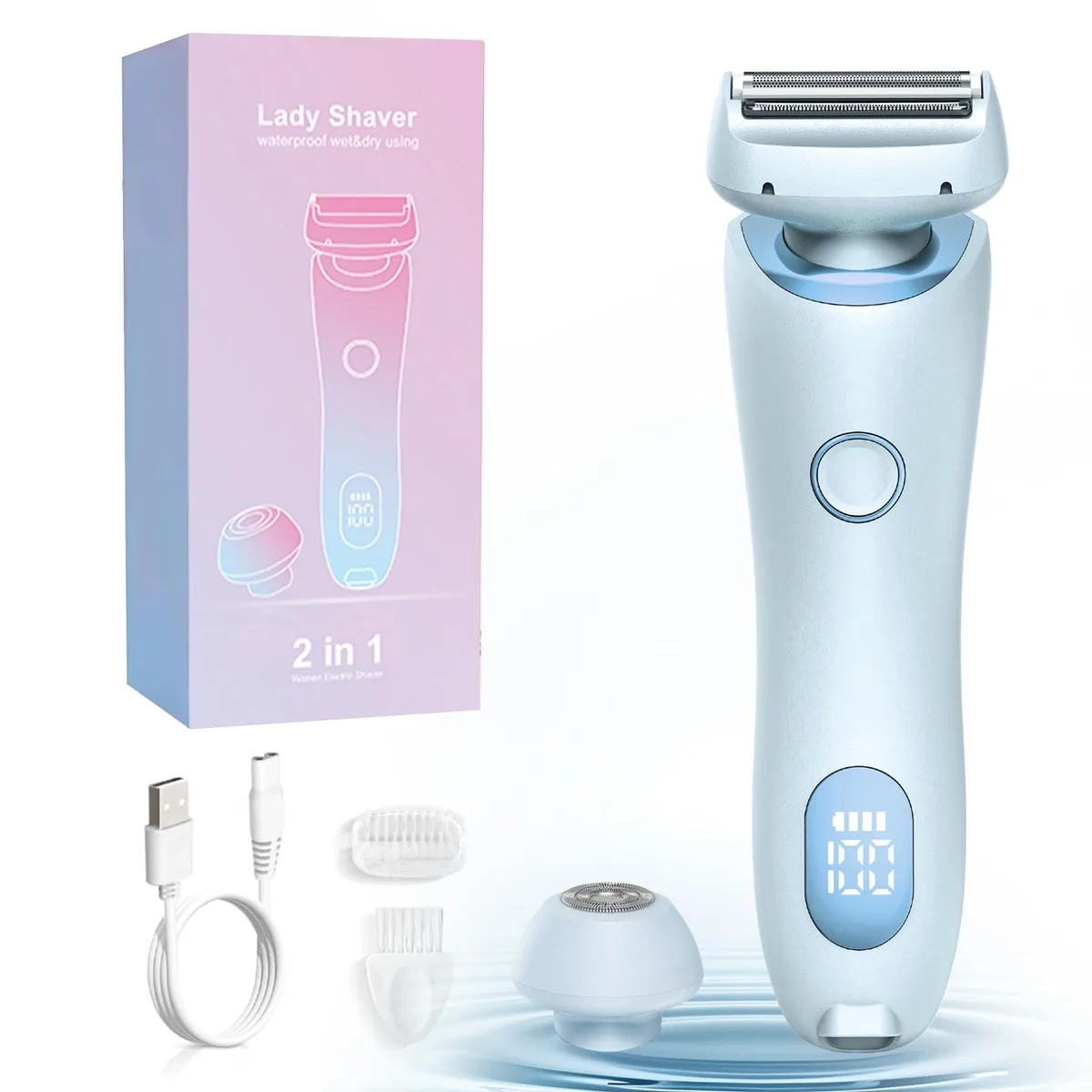 Nyywth FT-2T-TMY shavers for women 90 min 800mAh blue — product photo