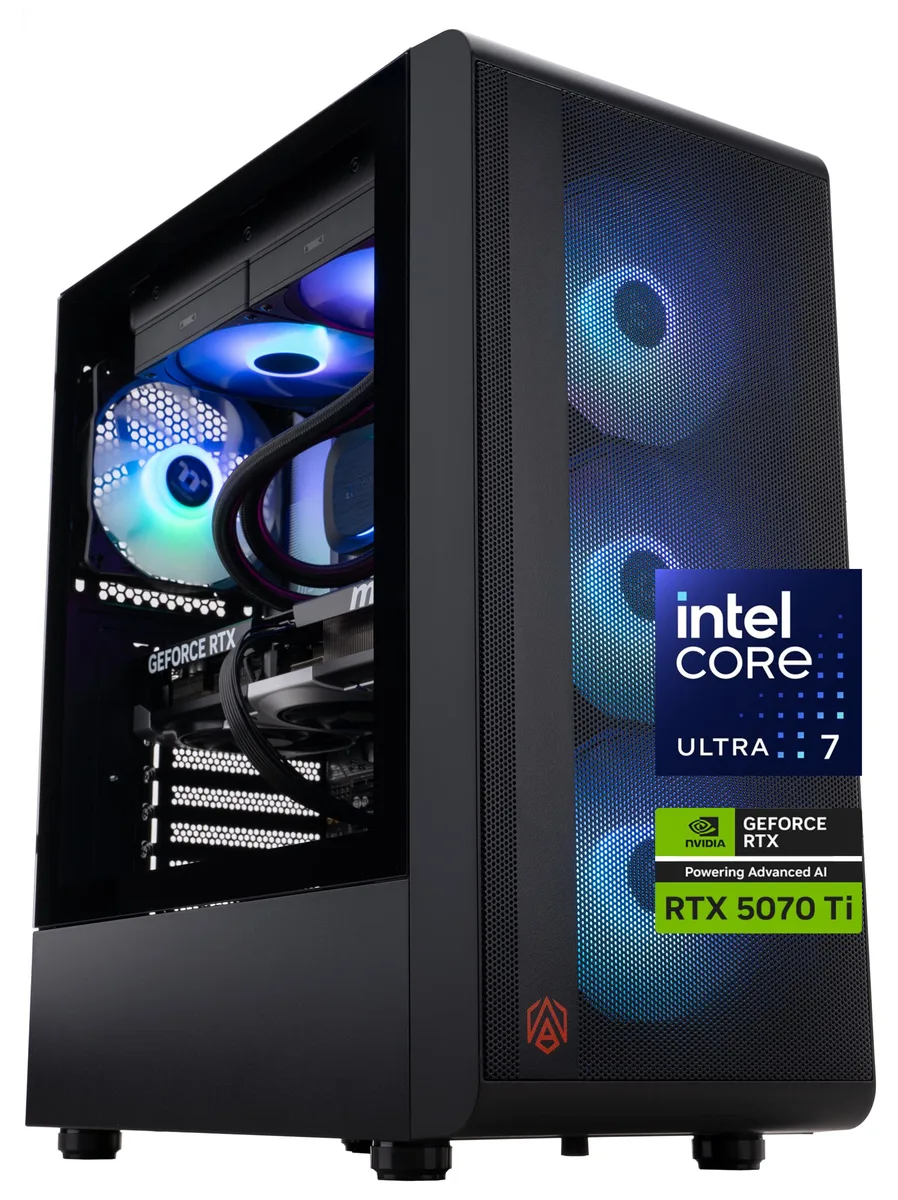 ABS ABS AITPC245K5060TI rack server Intel Core Ultra 5 245K RTX 5060 Ti 16GB 32GB DDR5 1TB 320GB AI SSD — product photo