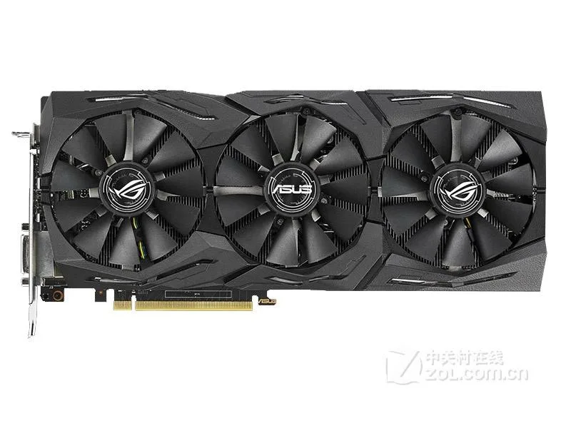 ASUS ROG Strix GTX 1070 Ti 8G Gaming graphics card with triple fan cooler