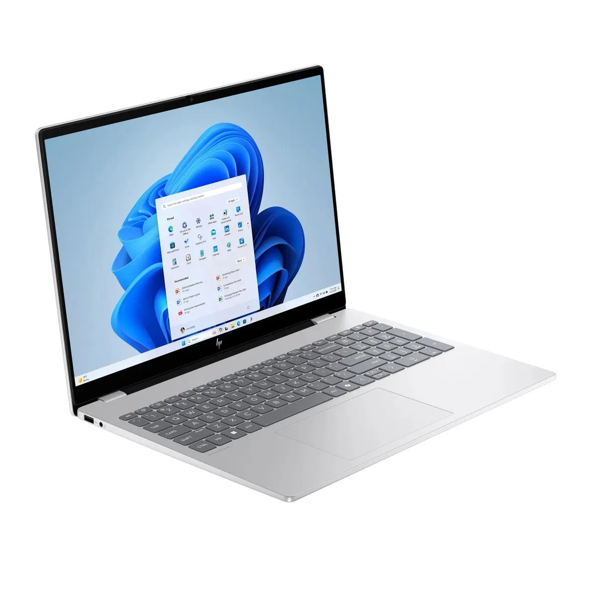 Gray 16-inch laptop with OLED touchscreen display