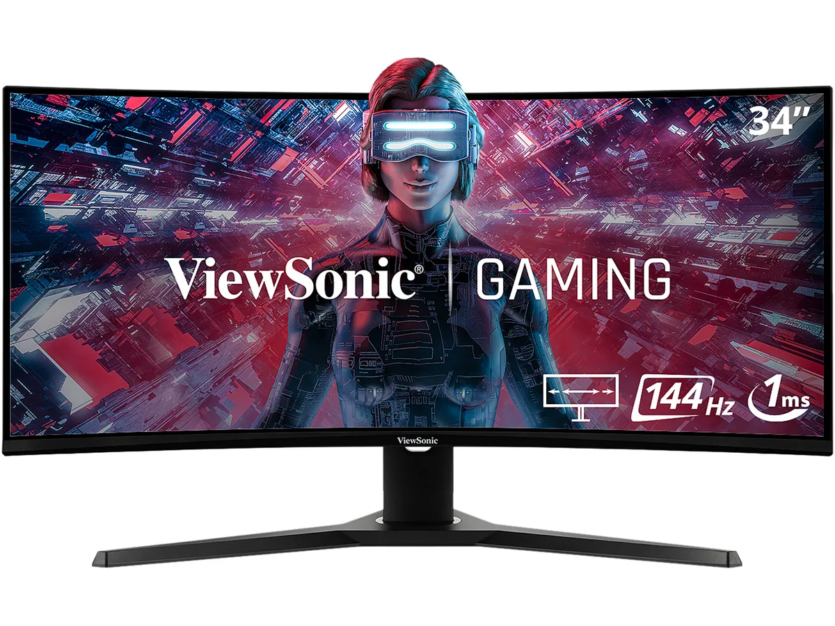 ViewSonic ViewSonic VX3418-2KPC 34" 21:9 WQHD 144Hz 1ms Curved Gaming Monitor — photo du produit