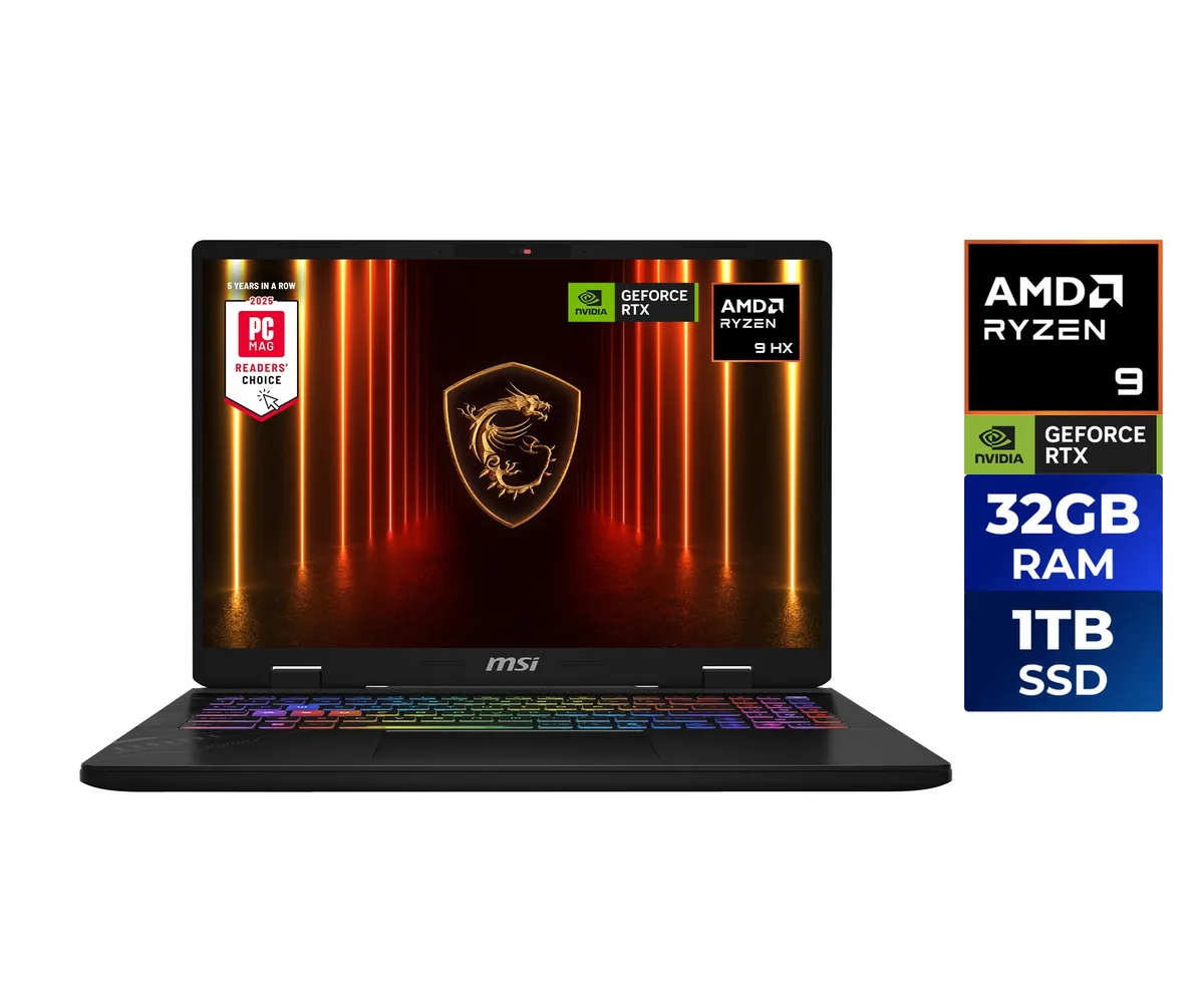 MSI MSI Crosshair A16 HX D8WFKG-015US gaming laptop — toote foto