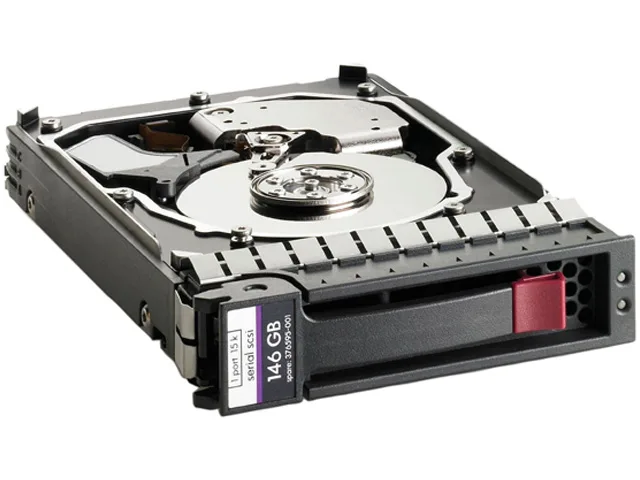 Silver 2.5 inch SAS hard drive bare unit