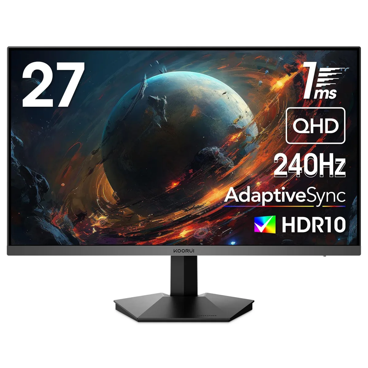 CUNPU CUNPU GN05AC 27" WQHD 240Hz VA gaming monitor — product photo