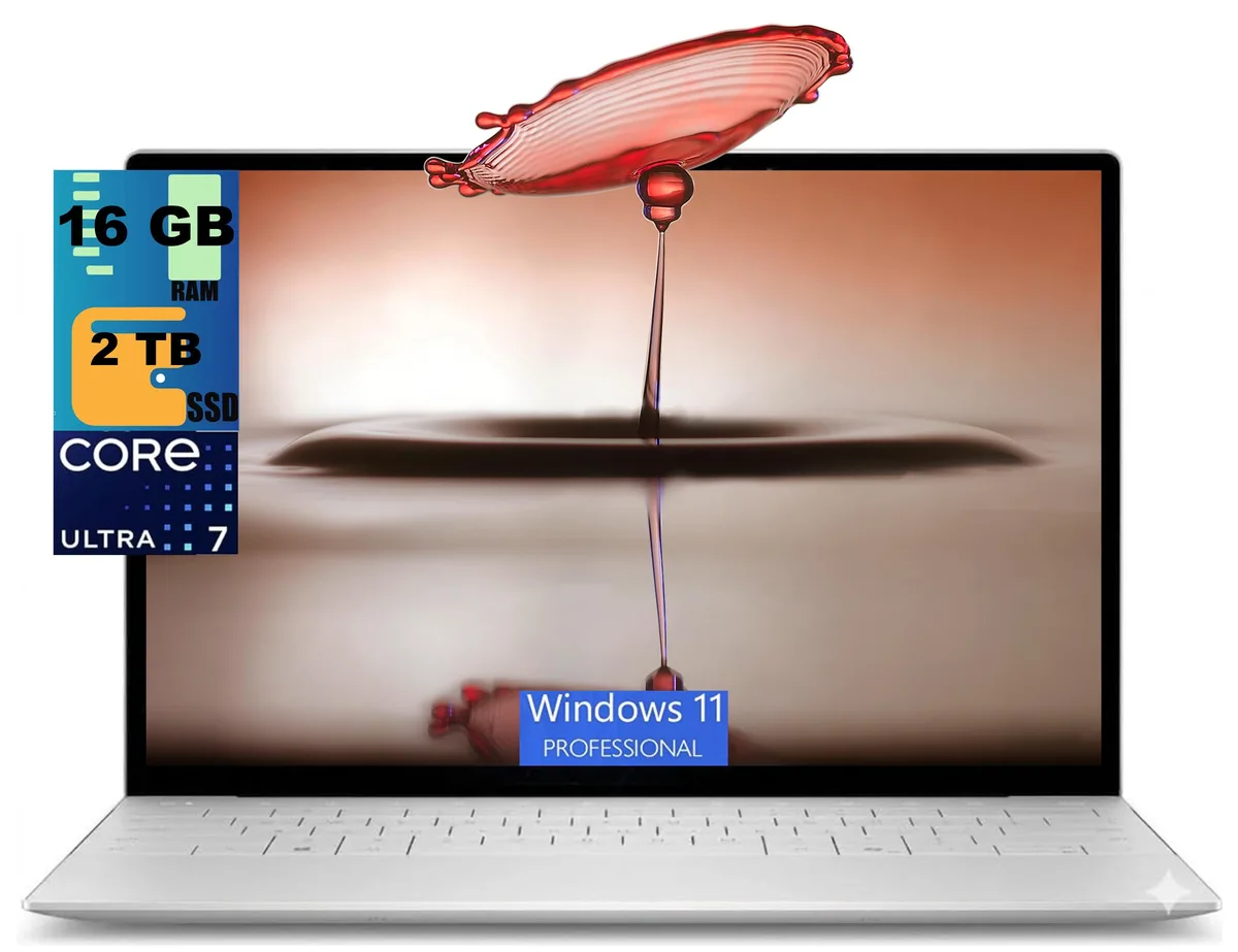 DELL DELL XPS 13 9350 AI Professional laptop 13.4" 120Hz FHD+ Intel Core Ultra 7 256V 16GB DDR5 2TB — product photo