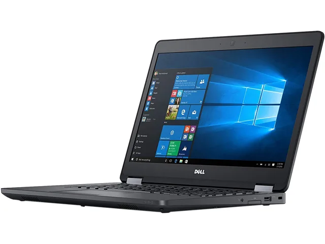 Black Dell Latitude E5470 14 inch laptop closed lid Grade A refurbished condition