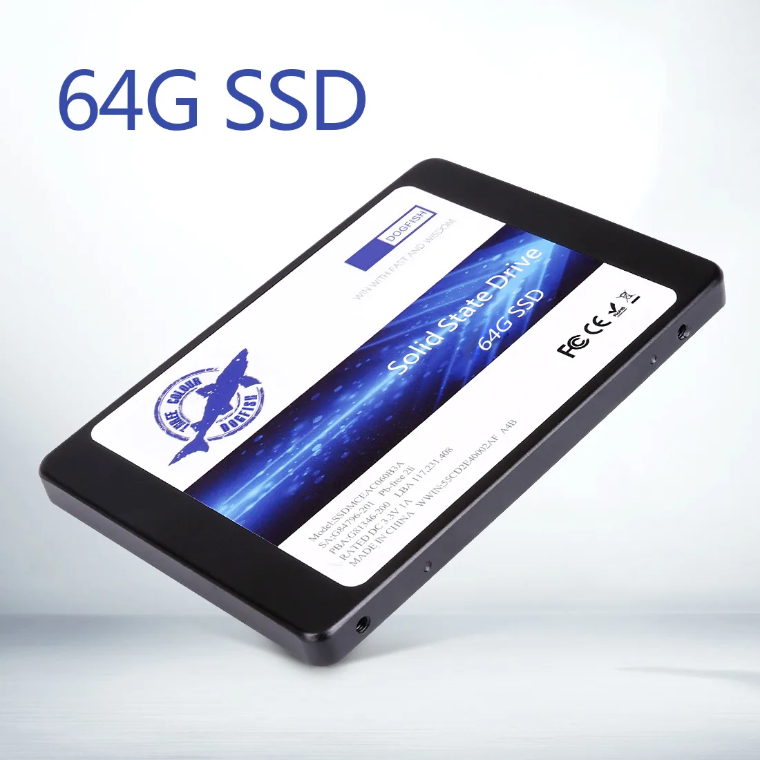 Dogfish Technology Dogfish Technology 2.5"-SATA III-64GB internal SSD — photo du produit