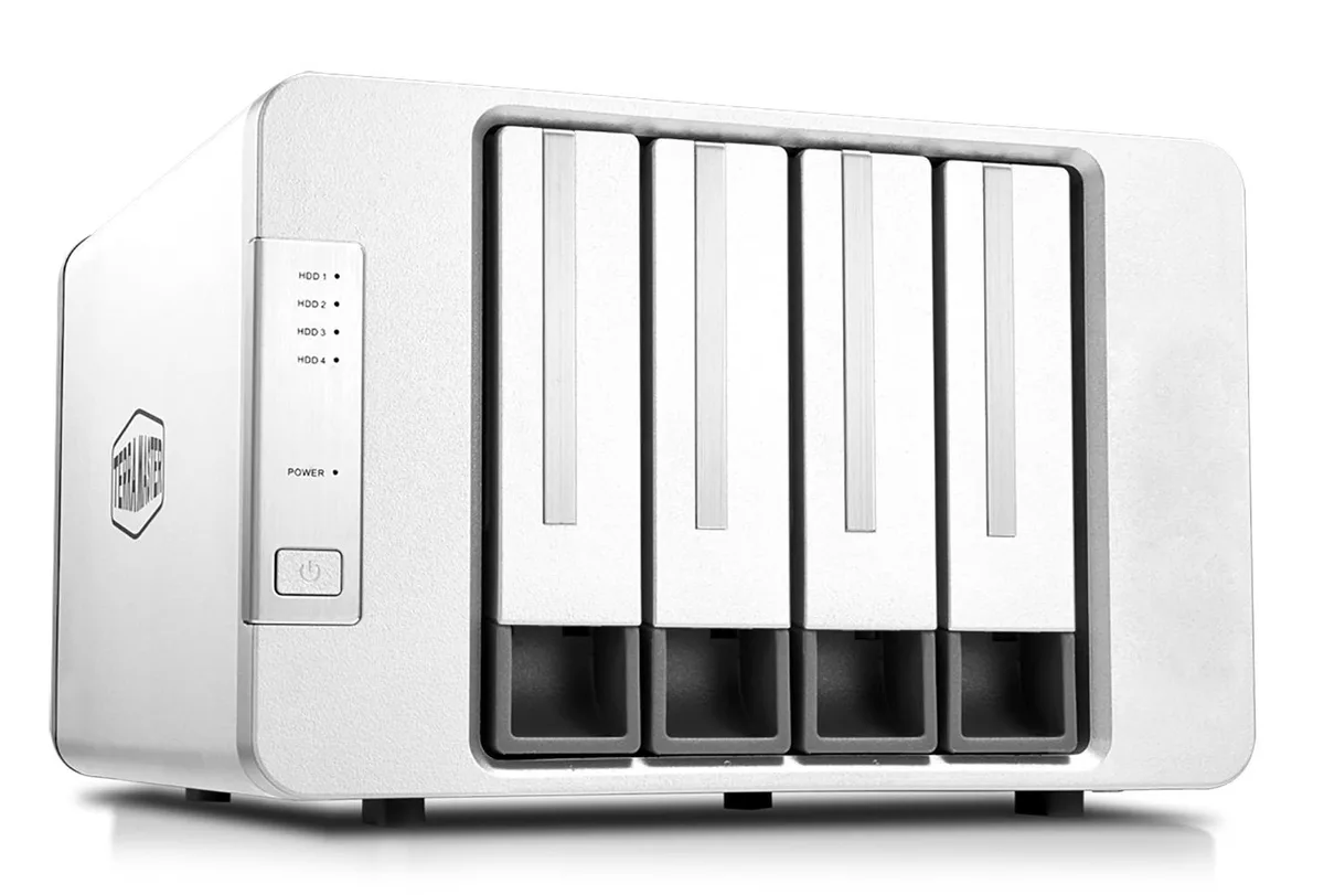 TERRAMASTER TERRAMASTER D4-300 80TB USB 3.1 Type-C 4-Bay Drive Enclosure — 商品写真
