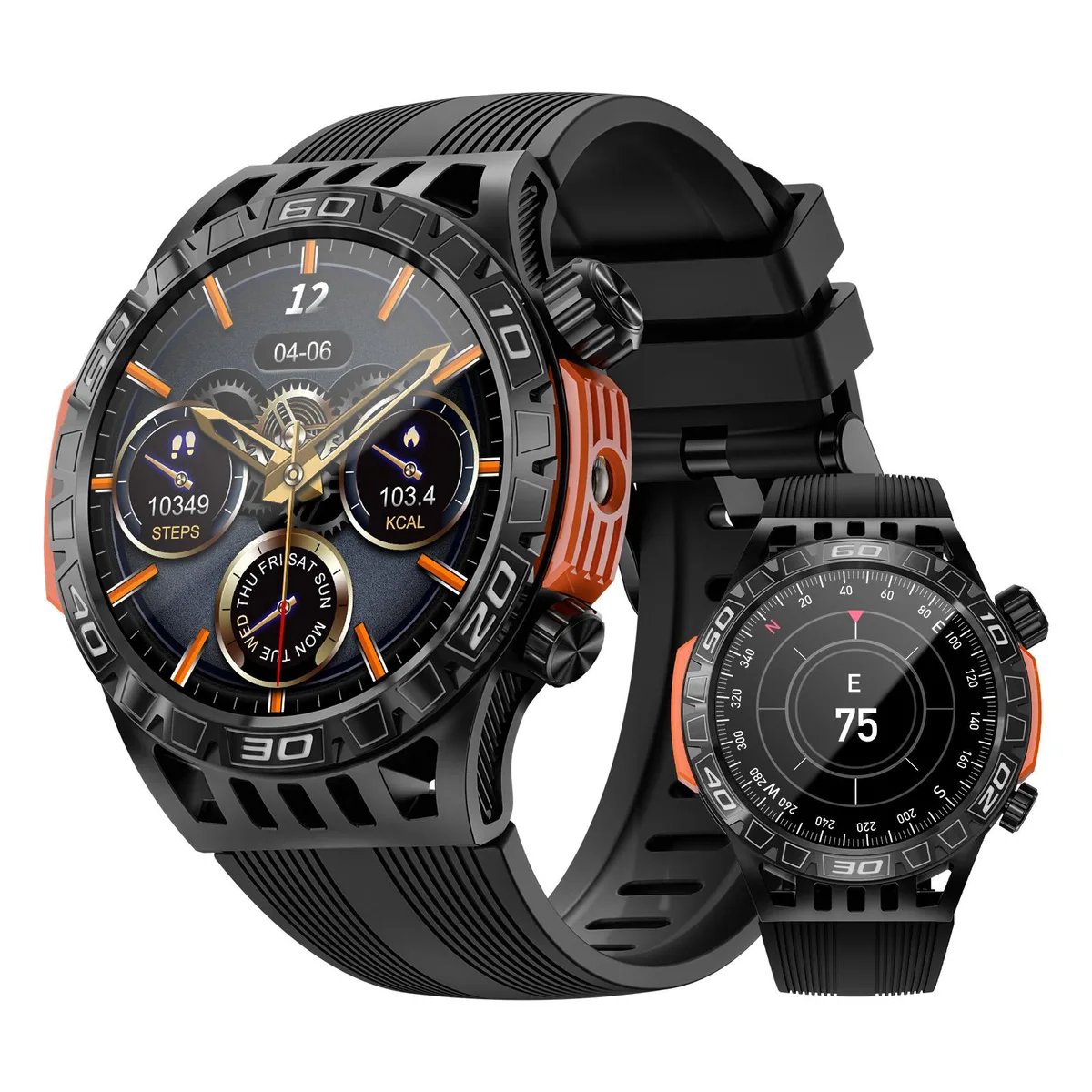 LOKMAT LOKMAT ZEUS 6 PRO 1.46" IP68 Black — product photo
