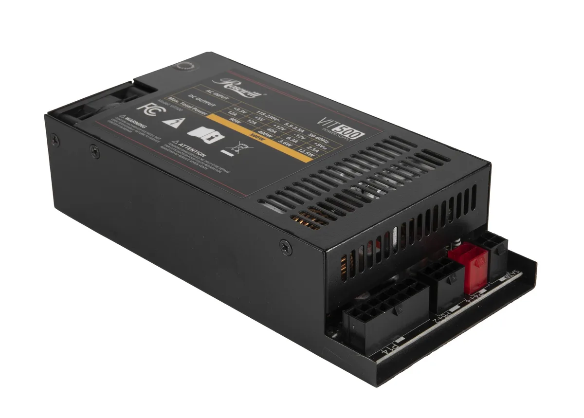 Rosewill Rosewill VIT500 500 W Flex ATX Mini ITX power supply — photo du produit