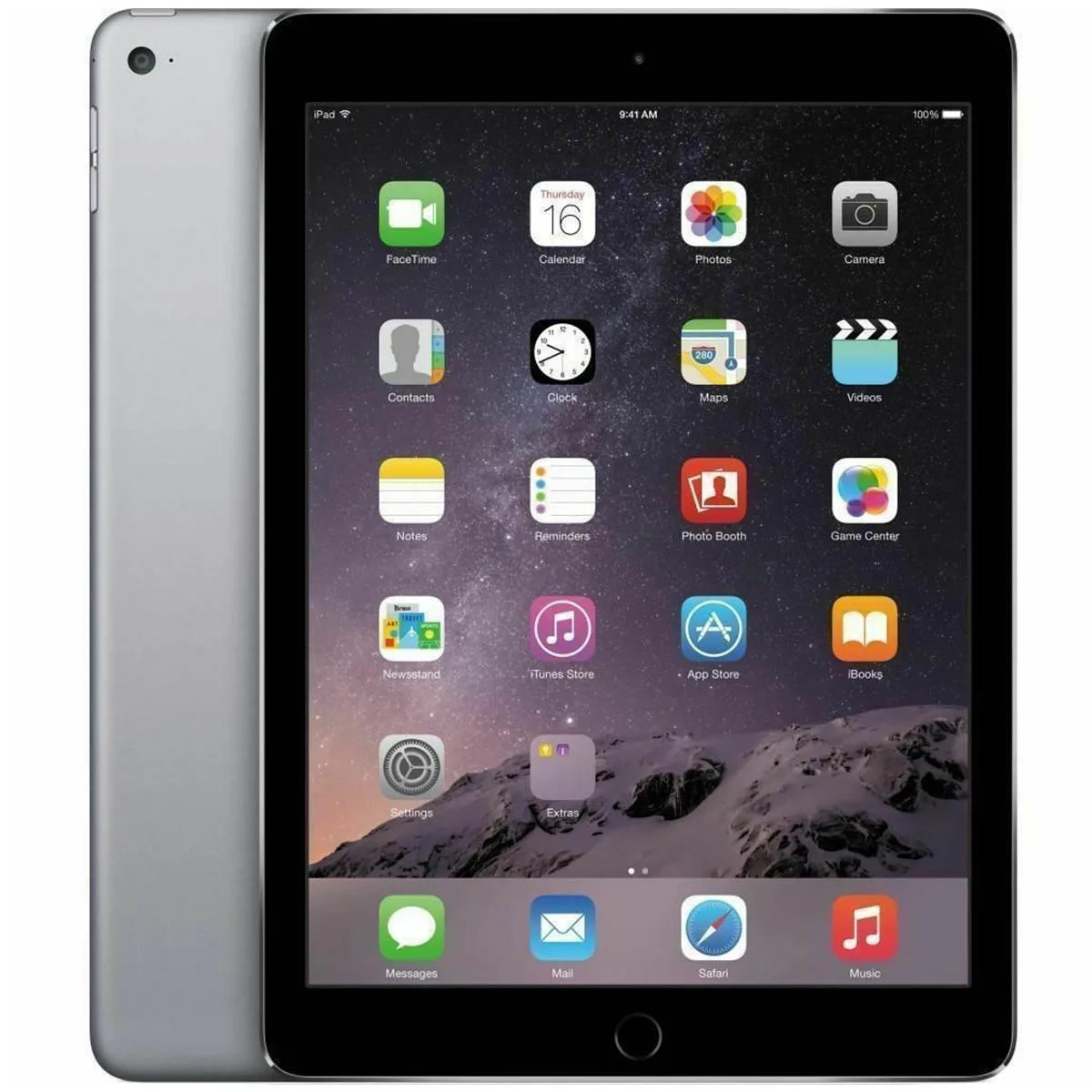 Apple Apple iPad Air 2 16 GB 9.7" Space Gray tablet — produktfoto