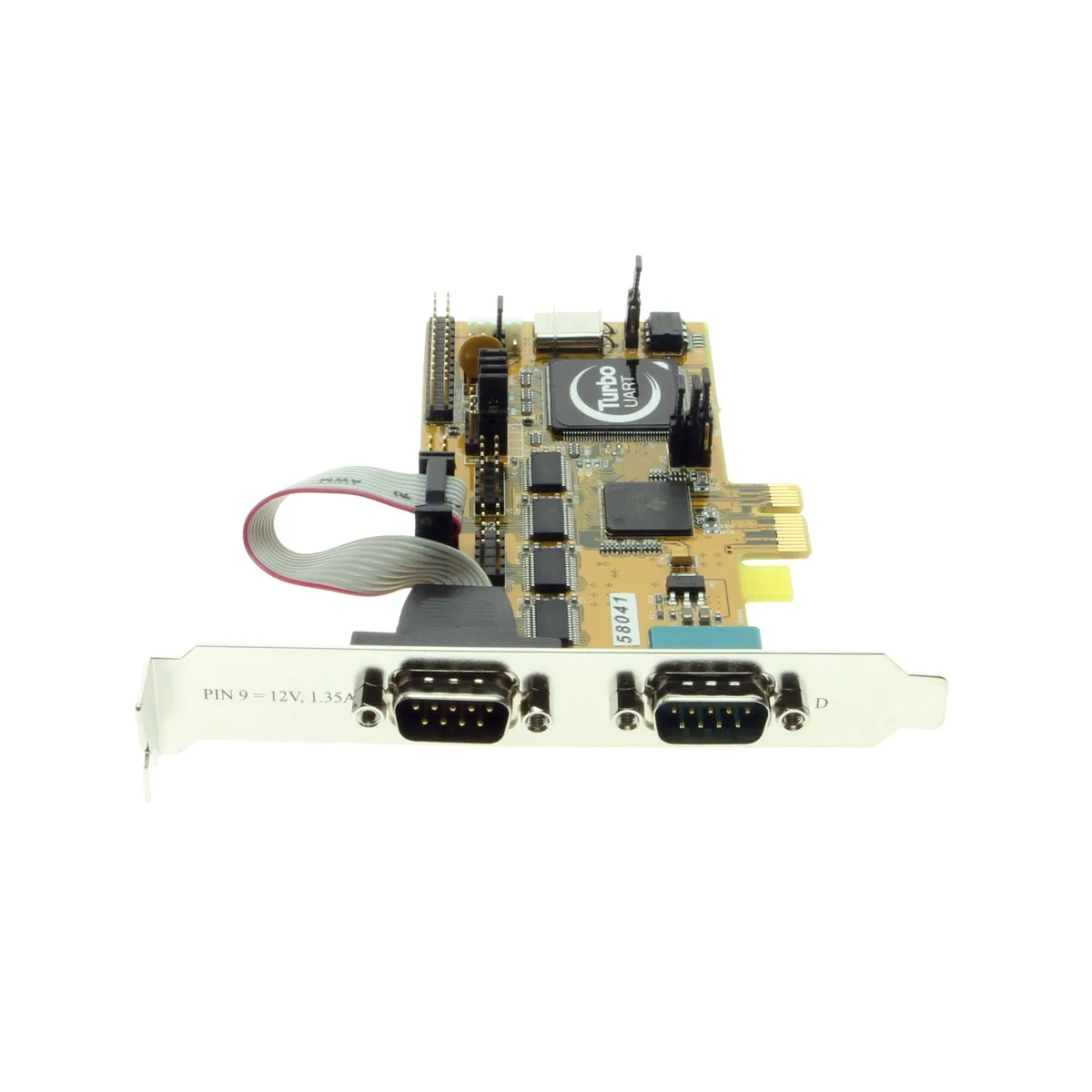 CableMAX CableMAX CM-4S1PRS232 4S1P PCIe x1 expansion card — foto del producto