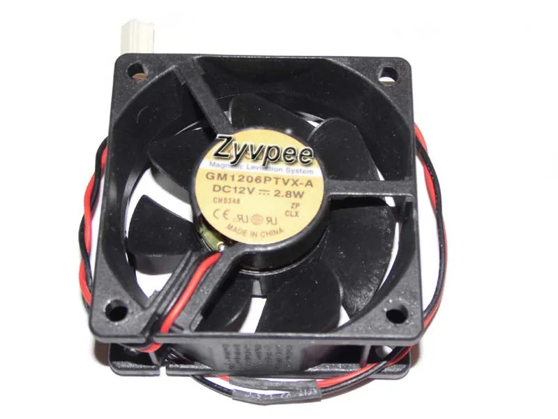 Zyvpee Zyvpee GM1206PTVX-A 60×25 mm 12 V 2.8 W 2-pin case fan — foto do produto