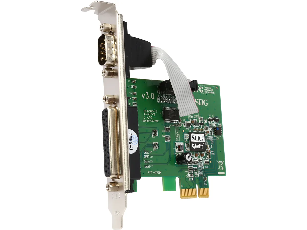 SIIG, Inc SIIG, Inc JJ-E00011-S3 PCIe Serial/Parallel Expansion Card — foto del producto
