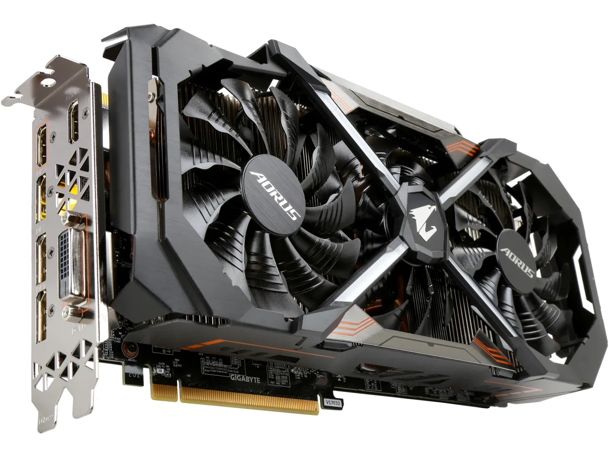 GIGABYTE GIGABYTE AORUS GeForce GTX 1080 Ti Xtreme Edition 11GB graphics card — produktbild