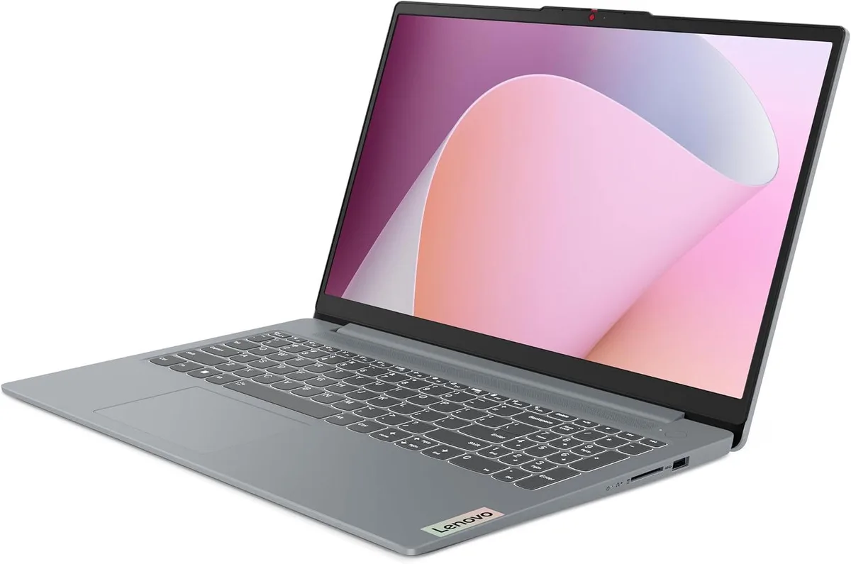 Artic Grey Lenovo IdeaPad Slim 3 15.6 inch touchscreen laptop closed