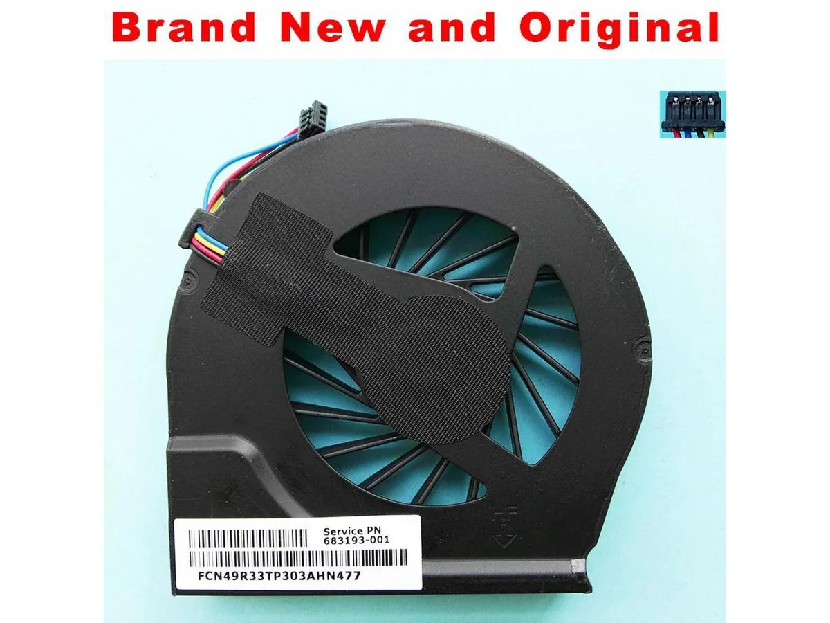 Fans Fans CPU Cooler for HP G4-2000 G6 G7 683193-001 DFS531205MC0T FB5S 685477-001 — foto del producto