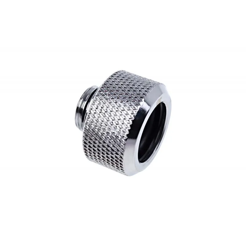 Alphacool Alphacool Eiszapfen 16mm G1/4 HardTube Knurled Compression Fitting Chrome 17265 — fotografie produktu