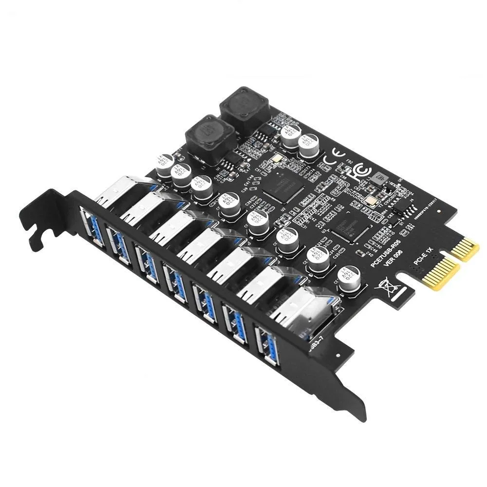 ESTONE ESTONE PCIE27USBA 7 Port PCIe USB 3.0 Expansion Card — 제품 사진