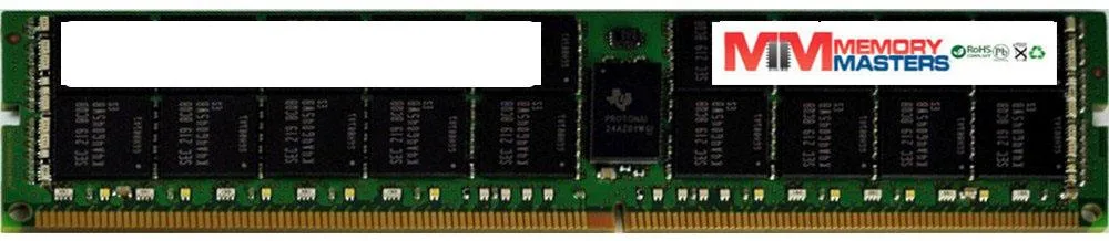 Green rectangular DDR4 UDIMM module with black memory chips and gold edge connectors