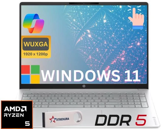 HP HP OmniBook 3 16" FHD+ Touch Ryzen 5 40 8GB DDR5 512GB — product photo