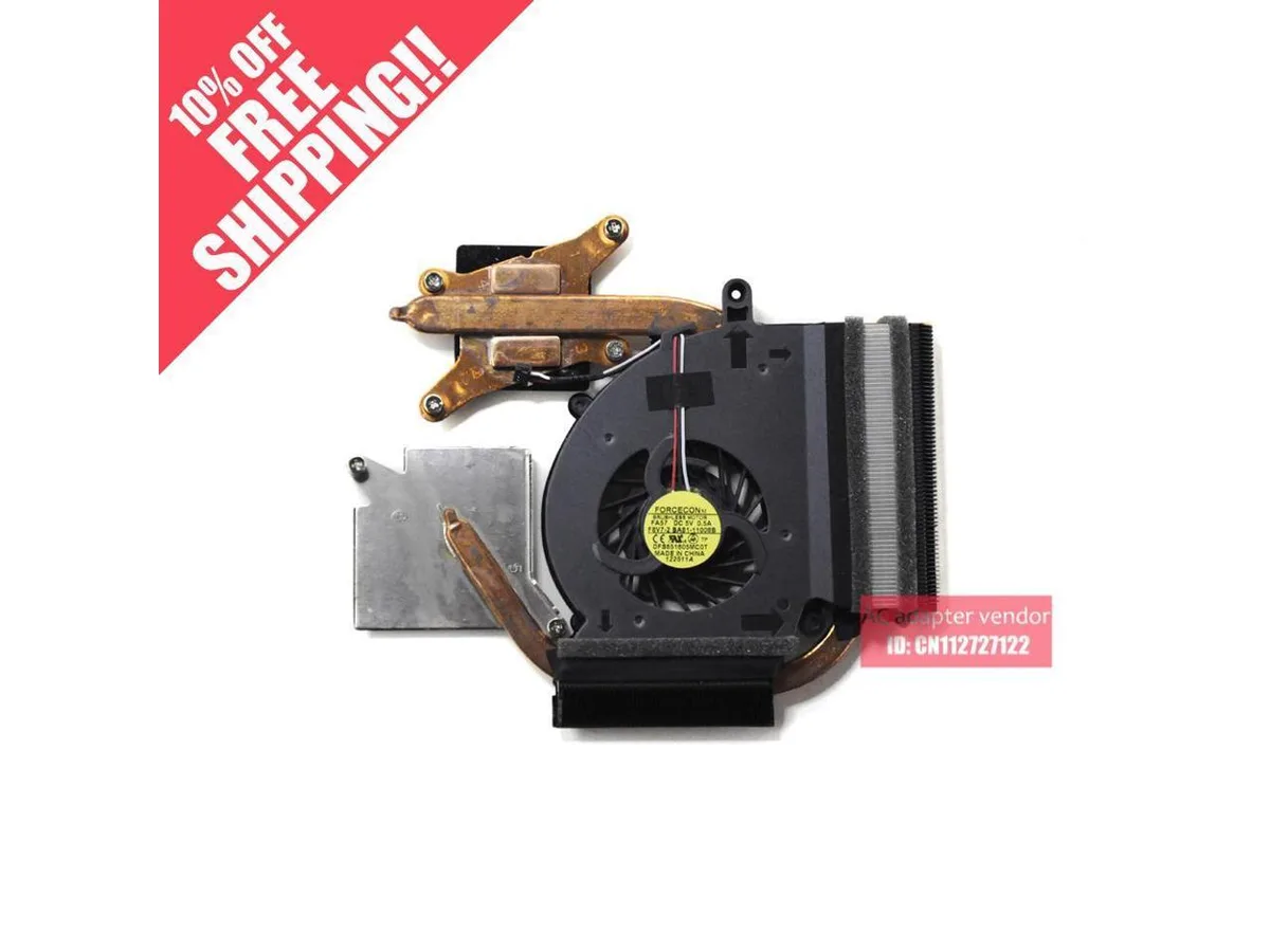 Laptop CPU cooler with fan and heatsink for Samsung RF series