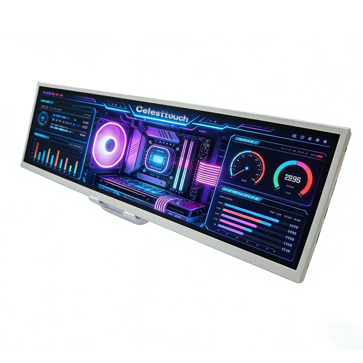 Celesttouch Celesttouch 14.5" 2.5K Touch Bar Portable Monitor White — ürün fotoğrafı