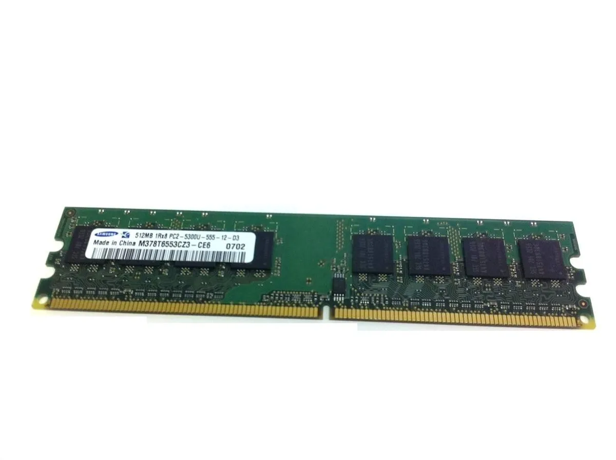 SAMSUNG SAMSUNG 512MB PC2-5300U 667MHz desktop RAM — photo du produit