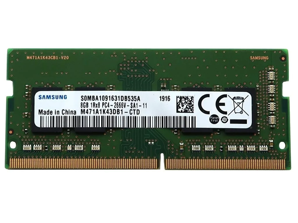 SAMSUNG SAMSUNG M471A1K43DB1-CTD_UA 8GB DDR4 2666 SO-DIMM laptop RAM — φωτογραφία προϊόντος