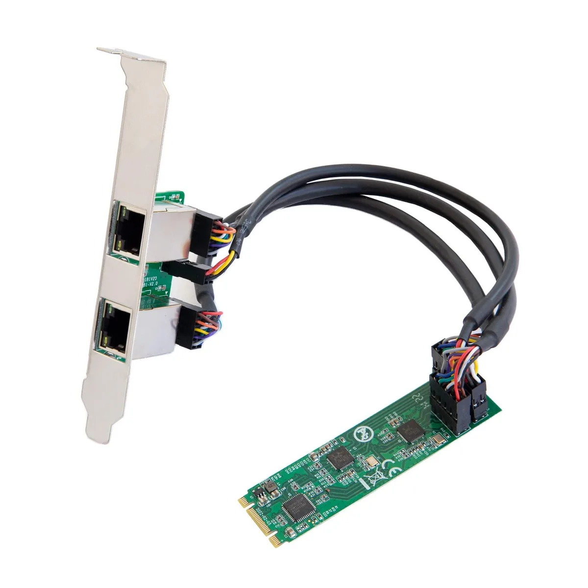 Vszerda Vszerda Dual 2.5 Gigabit M.2 M+B Key Ethernet Network Card — 제품 사진