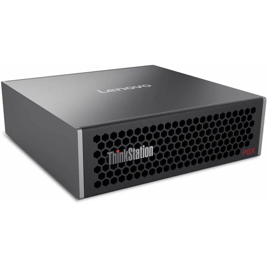 Compact silver mini PC, 1.98 by 5.91 inches, four USB-C ports and HDMI on the rear