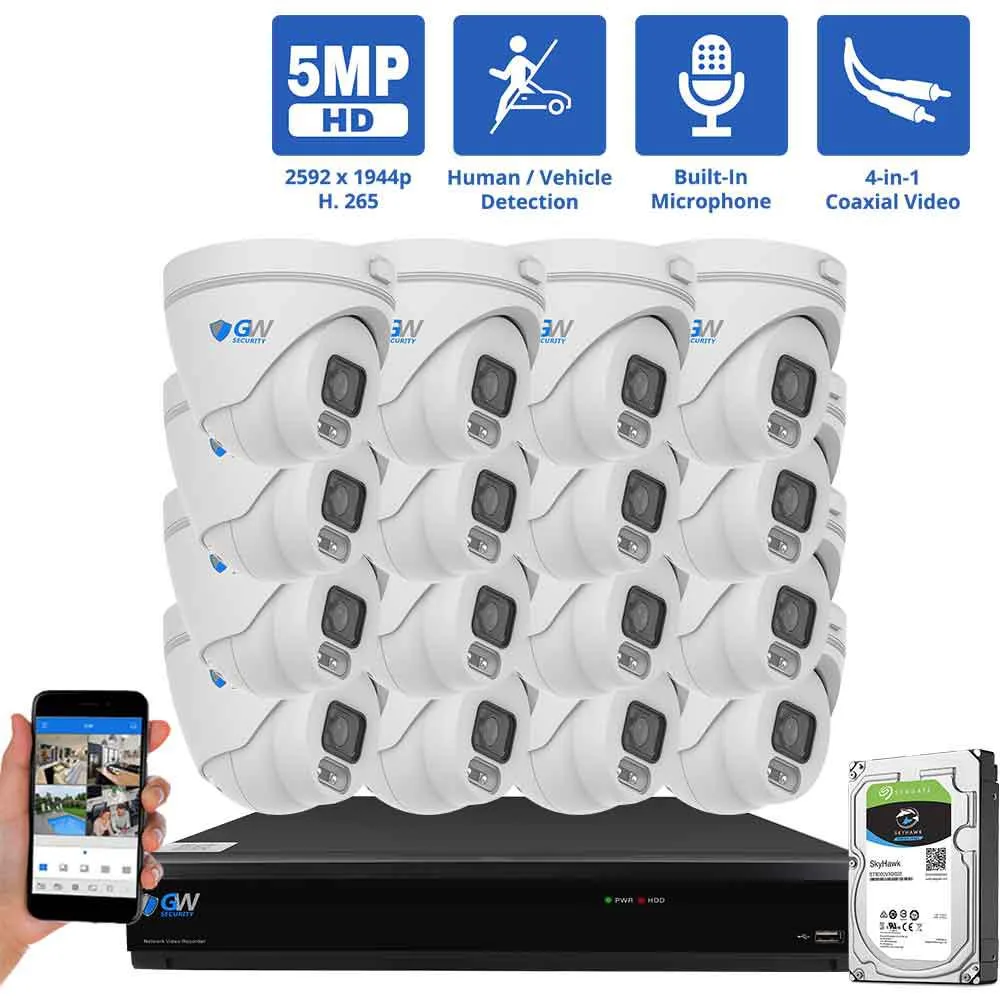 GW Security Inc. GW Security Plug N Play GW9516XVR 16 Channel 4K DVR Kit 1TB HDD — product photo