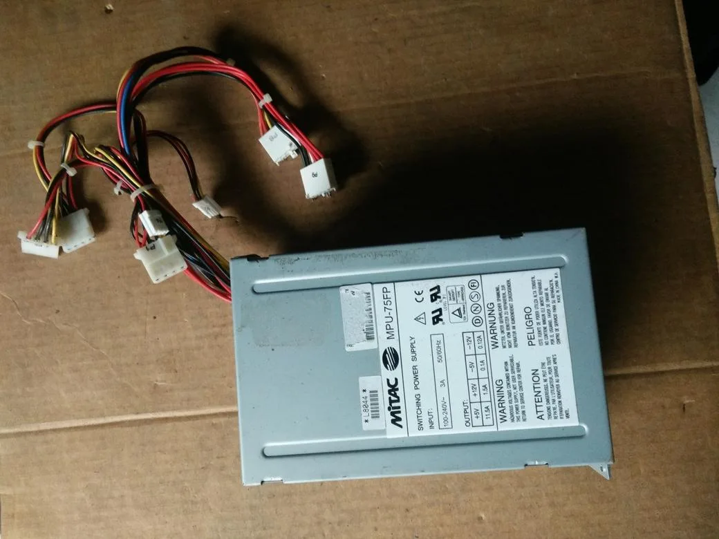 KHACHIMO KHACHIMO MITAC MPU-75FP AT Industrial Power Supply 75W 80 PLUS Gold L8044 — photo du produit