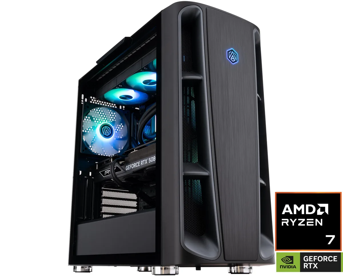 ABS ABS KIIR9800X3D50802 gaming PC Ryzen 7 9800X3D RTX 5080 16GB 32GB DDR5 2TB — photo du produit