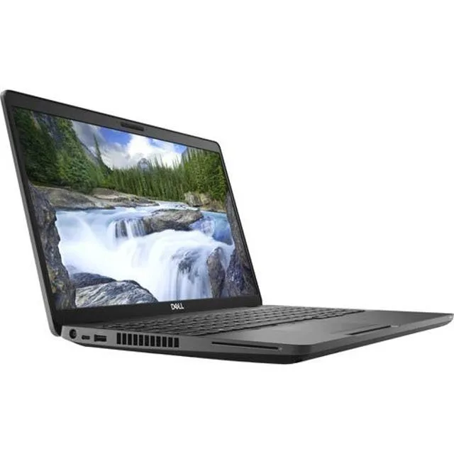 Silver Dell Latitude 5501 laptop 15.6 inch screen closed