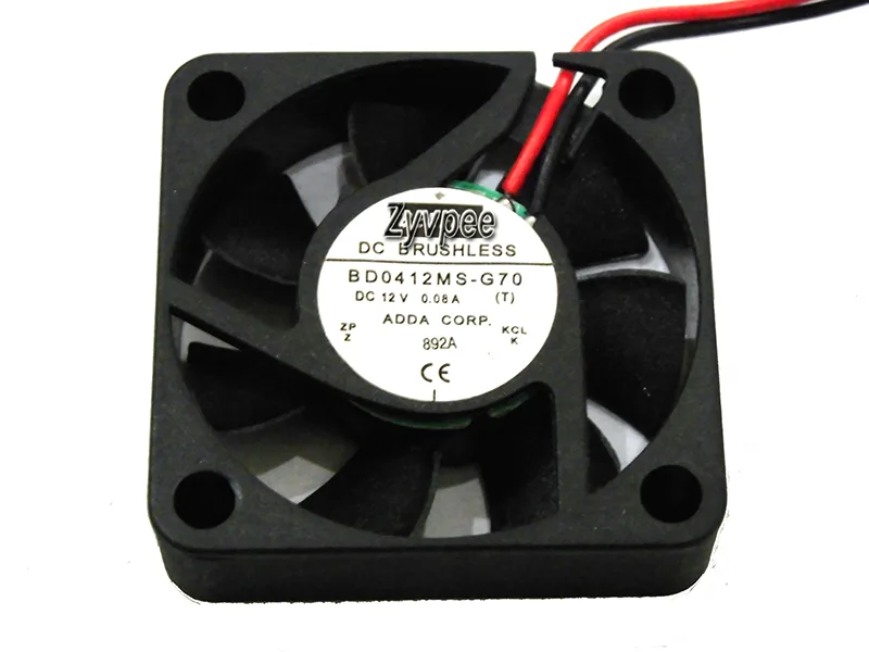 Zyvpee Zyvpee BD0412MS-G70 40x10mm 12V 0.08A 2-pin case fan — 제품 사진