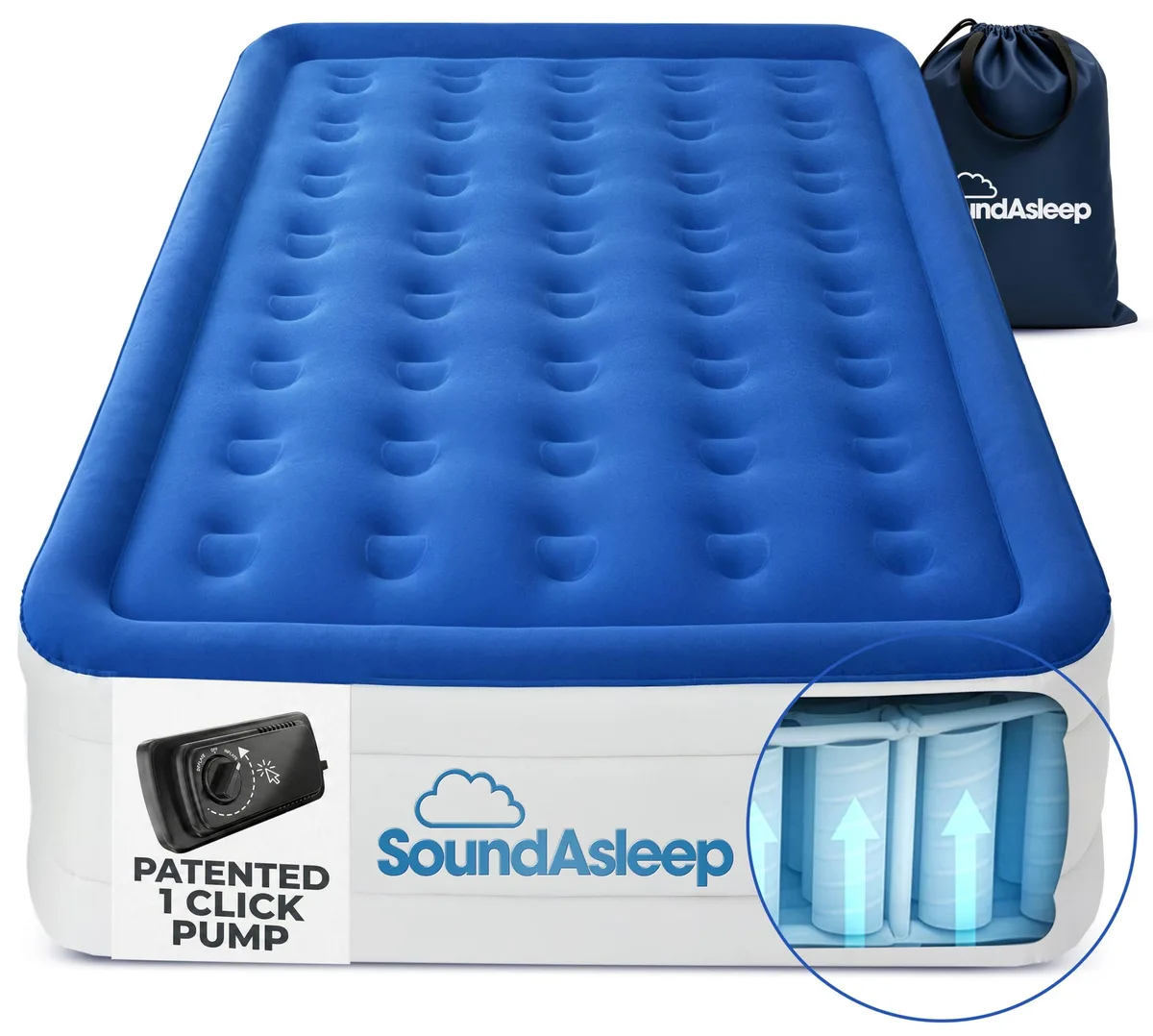  CANMOV Dream Series ComfortCoil Air Mattress Queen 80 x 60 x 19 inches 19 lbs — ภาพสินค้า