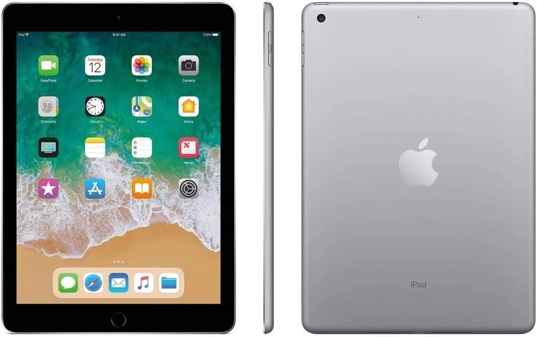 Apple Apple iPad 6th Generation 9.7" 32 GB Space Gray tablet — product photo