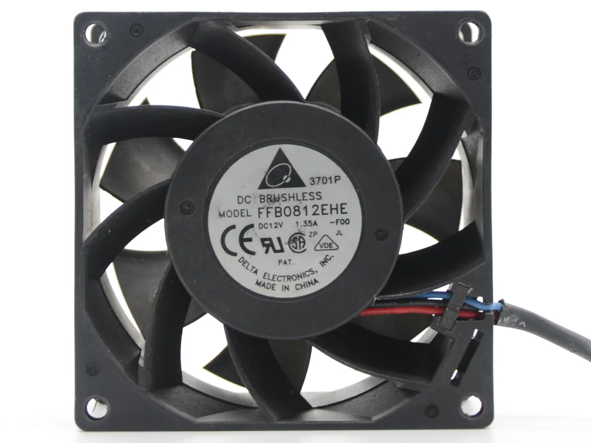 SXDOOL SXDOOL FFB0812EHE 80mm 5700RPM 3-pin case fan — 商品照片