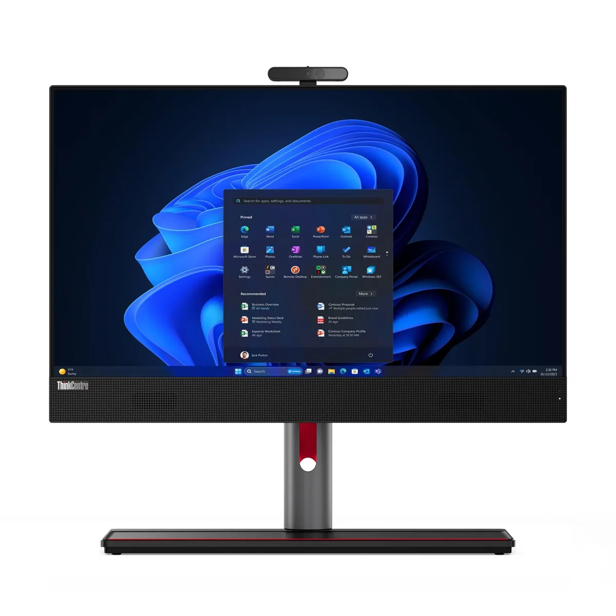 Lenovo Lenovo Thinkcentre M90A G5 23.8" i5-14500 16GB DDR5 256GB SSD all-in-one PC — תמונת המוצר