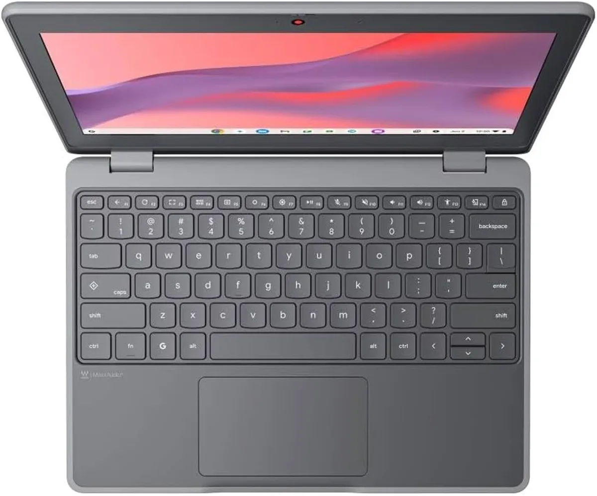 Lenovo Lenovo 83T60008US Chromebook 11.6" Touchscreen MediaTek Kompanio 540 8GB 64GB Luna Grey — produktfoto