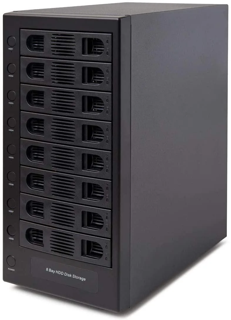 Syba Syba 8-Bay Tool-Less Hot-Swap 2.5" 3.5" SATA USB 3.0 Enclosure — صورة المنتج