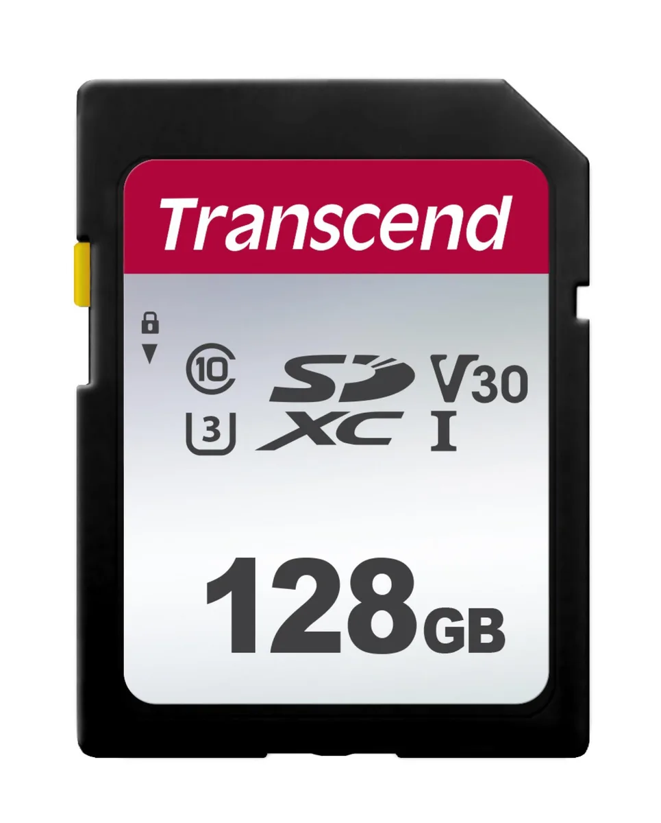 Transcend Transcend TS128GSDC300S 128GB UHS-I U3 SDXC memory card — صورة المنتج