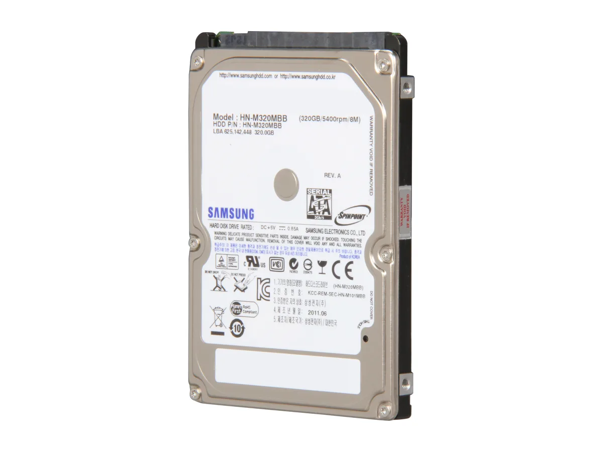 SAMSUNG SAMSUNG ST320LM001 laptop hard drive 320GB 5400 RPM 2.5" SATA — foto produk