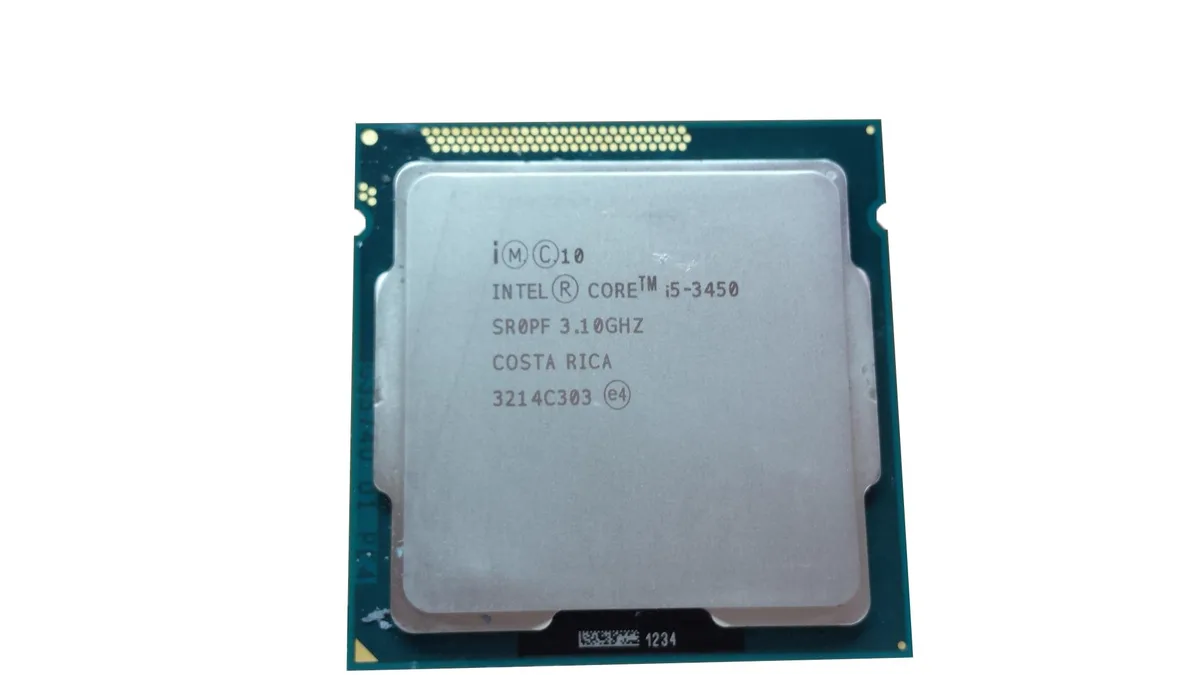 Intel Intel Core i5-3450 3.1 GHz LGA 1155 SR0PF cpu accessory — product photo
