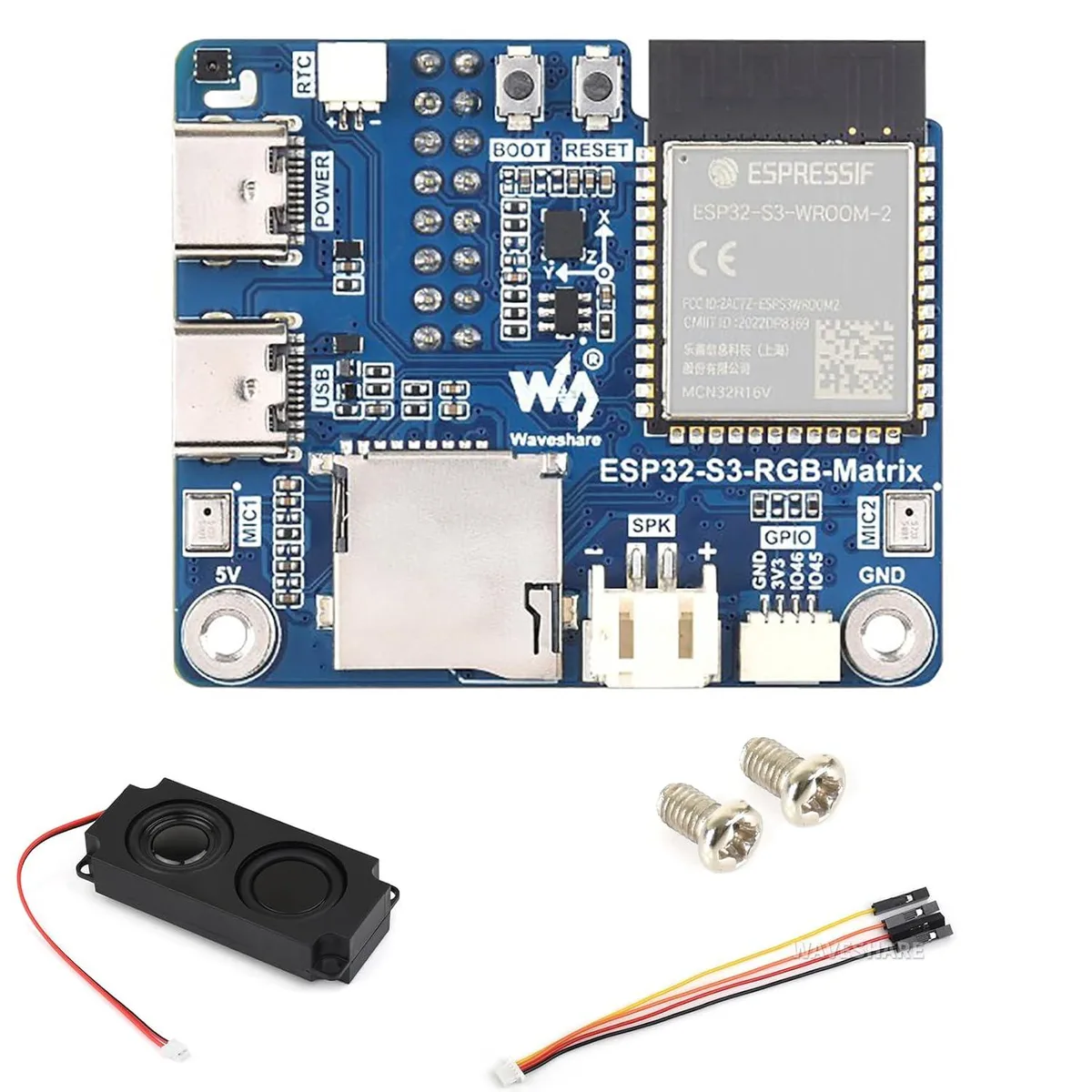 LORDWORLD LORDWORLD ESP32-S3 HUB75 RGB Matrix Development Board — 商品写真