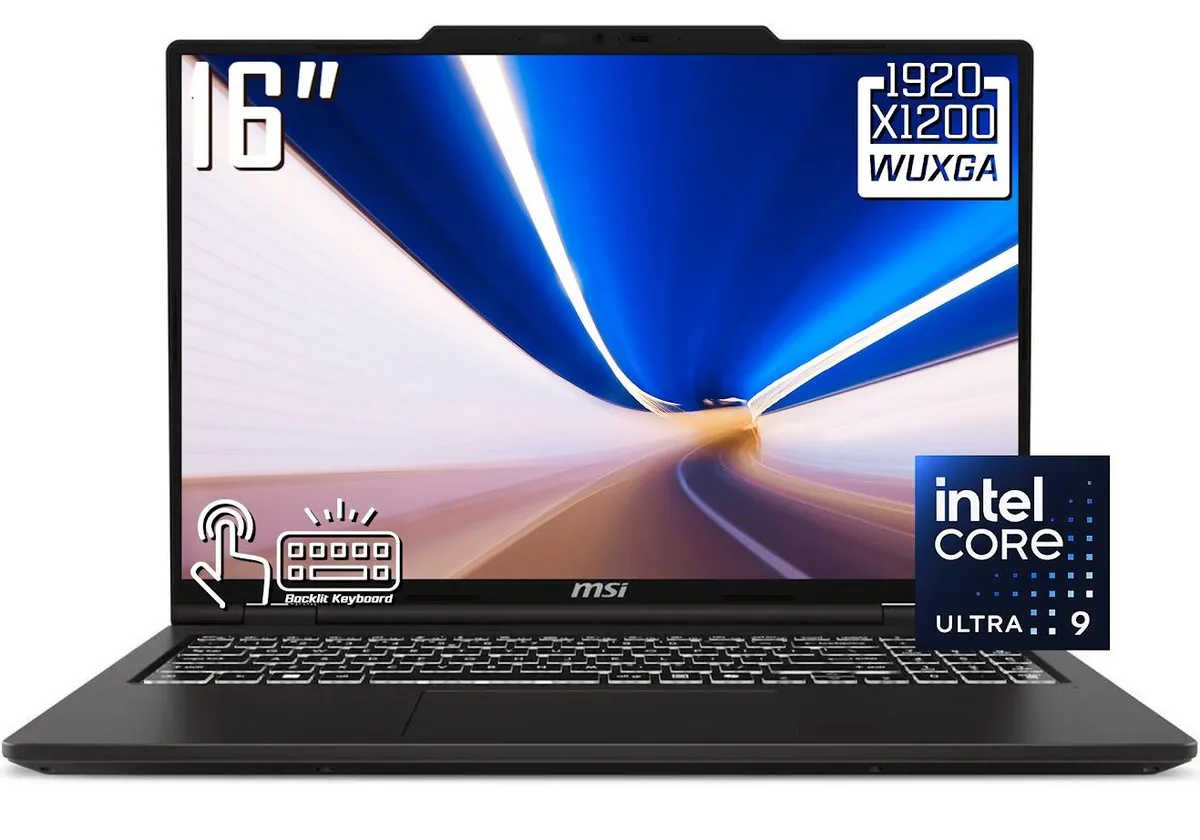 MSI MSI Venture 16 AI Intel Core Ultra 9 285H 32GB 512GB laptop — product photo
