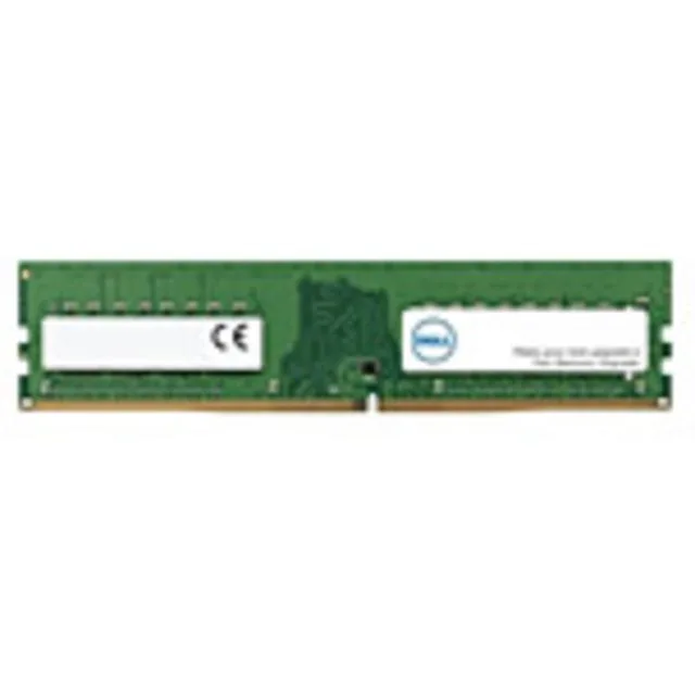 Green rectangular DDR5 DIMM with gold contacts and black chips