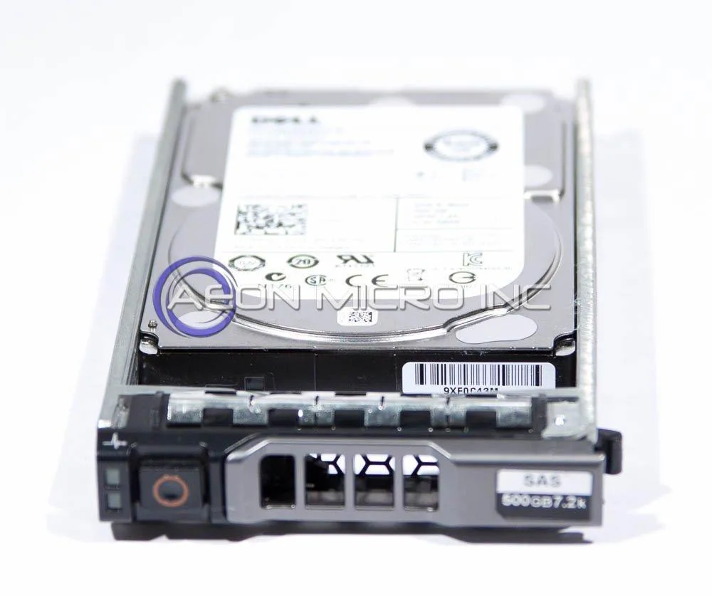 DELL DELL 55RMX 500GB 7.2K 2.5" SAS internal hard drive with tray — foto produk
