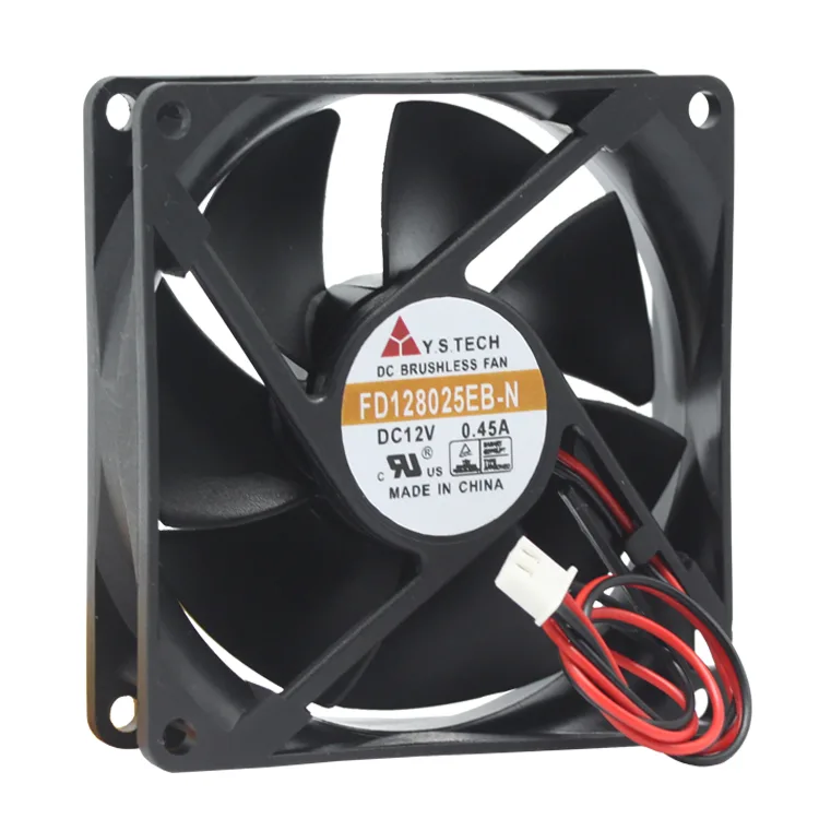 Zyvpee Zyvpee FD128025EB-N 80mm 2-pin case fan — 제품 사진